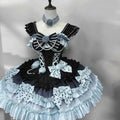 Olivegirl Girls Birthday Lolita Dress 2026 Spring Summer Women's Bowknot Pearl Rose Slim Short Mini Party Dress Cosplay