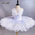 Olivegirl Girls Tutu Dance Costume Stage Outfit for Children Ballet Recital Clothing Ballet Skirt Kids Ballet Performance Dress
