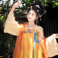 Olivegirl Hanfu Dress Original Han Tang Embroidery Chest length Skirt Set Chinese Hanfu Women's Clothing Spring Summer