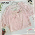 Pink Butterfly Hanfu Set | Embroidered Camisole Skirt | Sweet Fairy Cosplay Costume