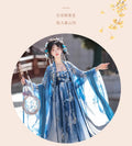 Olivegirl Hanfu Dress Embroidered Chest Length Immortal Qi Hezi Pleated Skirt Tang Style Hanfu Women's Summer Cosplay