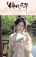 Hanfu Dress Original Tang Dynasty Floor-Length Embroiderd Daily Cheongsam Full Set Printed Chinese Embroidered Skirt