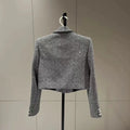 French Jacket Luxury High-end Bling Bling Coat Short Style Fragrant 2026 Spring Autumn Fashionable Long Sleeved Temperament Top