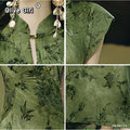 Olivegirl Women's Dress Qipao 2026 Green Cheongsam High End Elegant Young Chinese Retro Daily Summer Clothing