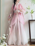Olivegirl Original Hanfu Dress High-end Female Fairy Film TV Fairy Elegant Embroidery Daily Spring and Autumn Outfit Cosplay