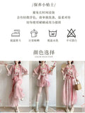 Olivegirl Hanfu Women's Song Style Short Shirt Flower Bud Pants Skirt Shorts Set Daily Summer Style