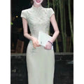 Olivegirl 2026 Chinese Gentle Embroidered Dress Women's Summer Qipao Cheongsams Elegant Beautiful Temperament Improved Dress