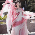 Olivegirl Flower God Hanfu Dress Tang Style Chest Length Butterfly Sleeve Heavy Embroidery Spring Summer Set Cosplay