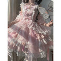 New Girls Birthday Lolita Dress 2026 Spring Summer Women's Tube Top Satin Bowknot Slim Pettiskirt Short Mini Party Dress