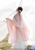 Pink Hanfu Dress | Flower Embroidery Fairy Cosplay | Chinese Dance Costume for Women