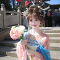Olivegirl Hanfu Dress Tang Style Spring Summer Embroidery Ethereal Daily Wear Women's Clothing Outfit Cosplay
