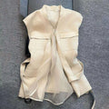 Olivegirl Ladies' Versatile Top for Spring and Summer Vest High-end Light Luxury Super Beautiful Hot Sell All-match Tops
