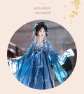 Olivegirl Hanfu Dress Embroidered Chest Length Immortal Qi Hezi Pleated Skirt Tang Style Hanfu Women's Summer Cosplay