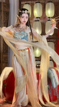 Olivegirl Women's Hanfu Set Summer Western Style High-end Cosplay Sexy Exotic Embroidery Hanfu Dress Dunhuang Feitian Improved