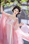 Olivegirl Hanfu Dress Embroidered Flowers High-end Elegant Women's Tang Daily Spring Summer Super Fairy Cosplay Women's Clothing