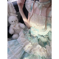 Sky Blue Lolita Dress Ballet Style Girl Birthday Date Party Cake Dress Bow Lolita Dress Lolita Girl Clothing