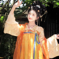 Olivegirl Hanfu Dress Original Han Tang Embroidery Chest length Skirt Set Chinese Hanfu Women's Clothing Spring Summer