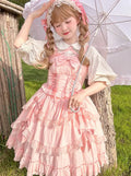 Olivegirl Harajuku Lolita Gothic Halter Dresses JSK Sexy Off Shoulder Long Sleeve Vestidos Mujer 2026 Slim Waist Bow Dress