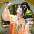 Olivegirl Hanfu Dress Original Han Tang Embroidery Chest length Skirt Set Chinese Hanfu Women's Clothing Spring Summer