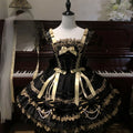 Olivegirl Japanese Kawaii Lolita Jsk Dress Women Sweet Y2k Bow Lace Ruffles Princess Dress Ballet Girls CuteParty Mini Dresses