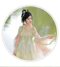 Olivegirl Hanfu Dress Women Chinese Ancient Traditional Hanfu Carnival Cosplay Costume Summer Hanfu Pink Purple Greren Dres