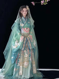 Warring States Hanfu Robe | Heavy Embroidery Cosplay Costume | Halloween & Carnival