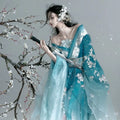 Olivegirl High-end Flower God Hanfu Dress Embroidered Waist Length Skirt Hanfu Women's Clothing Cosplay