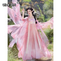 Olivegirl Hanfu Dress Embroidered Flowers High-end Elegant Women's Tang Daily Spring Summer Super Fairy Cosplay Women's Clothing