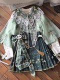 Original Hanfu Chinese Dress Lolita Panda Bamboo Cute Horse Face Skirt Embroidery Cosplay Party Princess