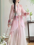 Olivegirl Original Hanfu Dress High-end Female Fairy Film TV Fairy Elegant Embroidery Daily Spring and Autumn Outfit Cosplay
