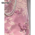 Olivegirl Chinese-style Pink Jacquard Embroidered Vest Women's Top 2026 Spring Hanfu-style Outerwear Vest Clothing
