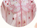 Girls Hanfu Dress | Horse Face Skirt & Cloud Shoulder | Chinese Princess Costume for Kids