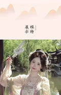 Hanfu Dress Original Tang Dynasty Floor-Length Embroiderd Daily Cheongsam Full Set Printed Chinese Embroidered Skirt
