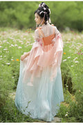Olivegirl Hanfu Dress Women Chinese Ancient Traditional Hanfu Carnival Cosplay Costume Summer Hanfu Pink Purple Greren Dres