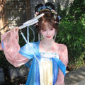Olivegirl Hanfu Dress Tang Style Spring Summer Embroidery Ethereal Daily Wear Women's Clothing Outfit Cosplay
