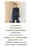 Black Qipao Dress Cheongsam Chi-pao Improves Women's Clothing Chinese Traditional Dress Embroidery Jacquard Spring and Autumn