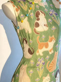 Olivegirl Elegant Dress Cheongsam Qipao Chinese Style Young Cat Playful Cute Sleeveless Slim Dress 2026 Women's Clothing