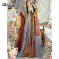 Olivegirl Hanfu Dress Tang Style Embroidery Flowered Fairy Goddess Cosplay Daily Spring Summer Travel Live Party Birthday