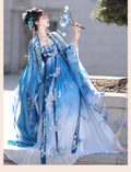 Olivegirl Hanfu Dress Embroidered Chest Length Immortal Qi Hezi Pleated Skirt Tang Style Hanfu Women's Summer Cosplay