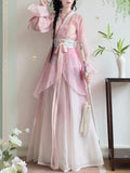 Olivegirl Original Hanfu Dress High-end Female Fairy Film TV Fairy Elegant Embroidery Daily Spring and Autumn Outfit Cosplay