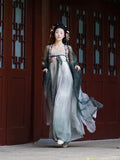 Olivegirl Original Hanfu Dress High-end Embroidered Fairy Spring Summer Women's Clothing Cosplay Traditional Chinese Clothing
