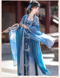 Olivegirl Hanfu Dress Embroidered Chest Length Immortal Qi Hezi Pleated Skirt Tang Style Hanfu Women's Summer Cosplay