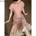 Chinese Style Dress Qipao Traditional Clothing Retro Young Improved Short Sleeve Cheongsam Dress Slim for Women Clothes Wedding