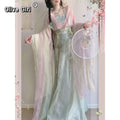 Olivegirl Original Hanfu Dress Women's Clothing Embroidered Flower High End Ancient Chinese Traditional Spring Summer Cosplay