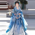 Olivegirl Hanfu Dress Embroidered Chest Length Immortal Qi Hezi Pleated Skirt Tang Style Hanfu Women's Summer Cosplay