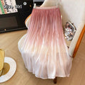 Olivegirl 2026 Chinese Style Buckle Top Gradient Pink Fairy Skirt Summer Immortal Style Improved Cheongsam Shirt Women's Top