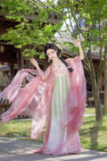 Olivegirl Hanfu Dress Embroidered Flowers High-end Elegant Women's Tang Daily Spring Summer Super Fairy Cosplay Women's Clothing