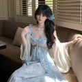 Olivegirl 2026 Summer Dress Elegant Strapless Sleeveless Girl's Butterfly Embellished Dress Waist Cinch Flared Dresses Layers