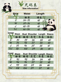 Original Hanfu Chinese Dress Lolita Panda Bamboo Cute Horse Face Skirt Embroidery Cosplay Party Princess
