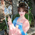 Olivegirl Hanfu Dress Tang Style Spring Summer Embroidery Ethereal Daily Wear Women's Clothing Outfit Cosplay
